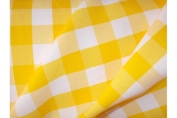 Abrosz sárga kockás